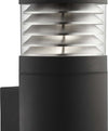 Applique-Moderna-Bronx-Alluminio-Nero-Vetro-Trasparente-1-Luce-E27