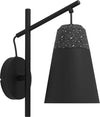 Applique-Moderna-Canterras-1-Luce-Acciaio-Nero