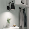 Applique-Moderna-Canterras-1-Luce-Acciaio-Nero