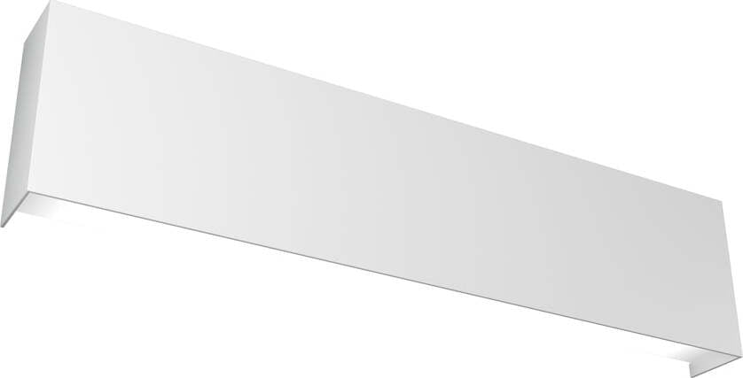 Applique-Moderna-Carpet-Metallo-Bianco-2-Luci-2G11-50Cm