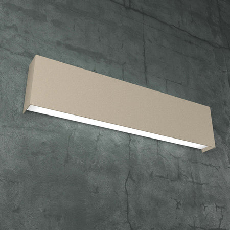 Applique-Moderna-Carpet-Metallo-Sabbia-2-Luci-2G11-50Cm