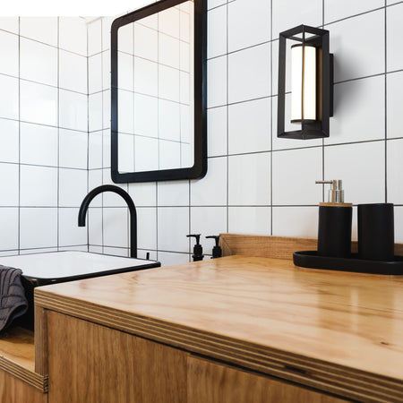 Applique-Moderna-Chaplin-Acciaio-Bianco-Policarbonato-Led-5W-3000K