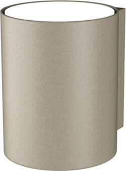 Applique-Moderna-Cilindrica-Shape-Metallo-Sabbia-2-Luci-Gx53-10Cm-Biemissione