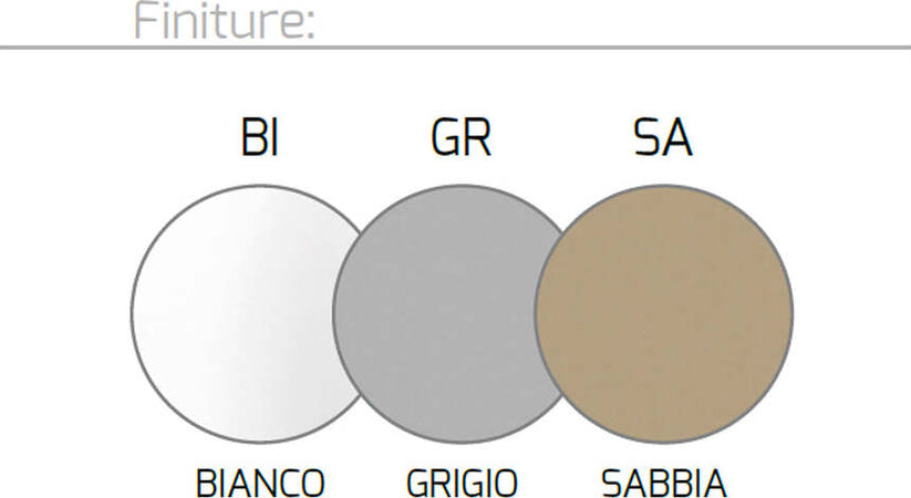 Applique-Moderna-Cilindrica-Shape-Metallo-Sabbia-2-Luci-Gx53-20Cm-Biemissione
