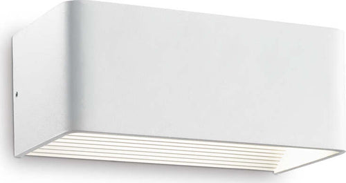 Applique-Moderna-Click-Metallo-Bianco-Led-10,5W-3000K-Luce-Calda