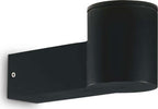 Applique-Moderna-Clio-Alluminio-Nero-1-Luce-E27
