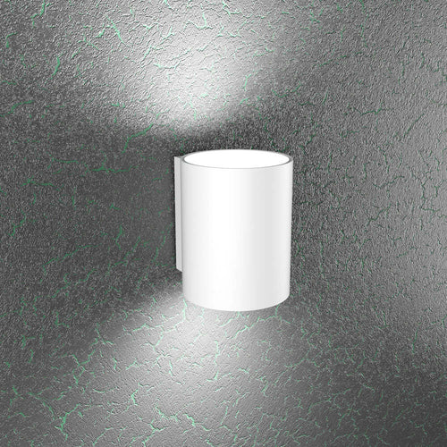 Applique-Moderna-Cloud-Metallo-Bianco-2-Luci-Gx53-20Cm