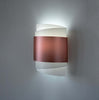 Applique-Moderna-Con-Cavo-1-Luce-Bea-In-Polilux-Rosa-Metallico-Made-In-Italy