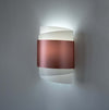 Applique-Moderna-Con-Cavo-1-Luce-Bea-In-Polilux-Rosa-Metallico-Made-In-Italy