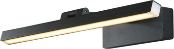 Applique-Moderna-Corfù-Acciaio-Nero-Alluminio-Led-7,86W-3000K