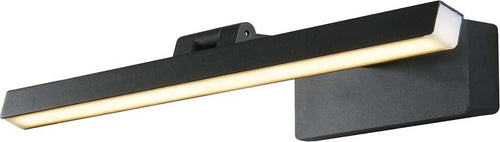Applique-Moderna-Corfù-Acciaio-Nero-Alluminio-Led-7,86W-3000K