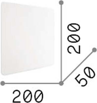 Applique-Moderna-Cover-Alluminio-Bianco-Led-9,5W-3000K-Quadr.-D20