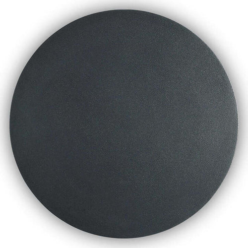 Applique-Moderna-Cover-Alluminio-Nero-Led-11W-3000K-Luce-Calda-D20Cm