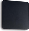 Applique-Moderna-Cover-Alluminio-Nero-Led-9,5W-3000K-Luce-Calda-Quadr.