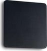 Applique-Moderna-Cover-Alluminio-Nero-Led-9,5W-3000K-Luce-Calda-Quadr.