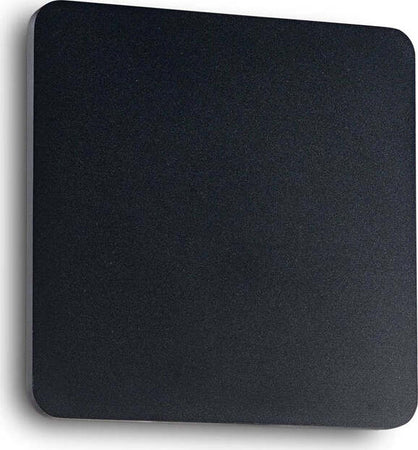 Applique-Moderna-Cover-Alluminio-Nero-Led-9,5W-3000K-Quadr.-D20