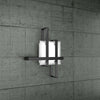 Applique-Moderna-Cross-Metallo-Nero-Vetro-2-Luci-E27-38Cm