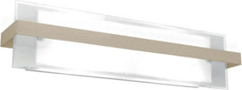 Applique-Moderna-Cross-Metallo-Sabbia-Vetro-2-Luci-E27-60Cm