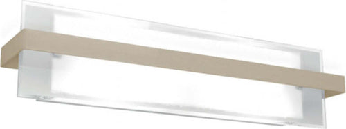 Applique-Moderna-Cross-Metallo-Sabbia-Vetro-2-Luci-E27-60Cm