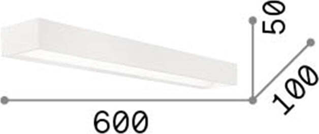 Applique-Moderna-Cube-Metallo-Bianco-Led-14,5W-3000K-Luce-Calda