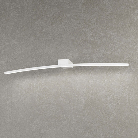 Applique-Moderna-Curved-Metallo-Bianco-Diffusore-Bianco-Led-11,2W-Naturale-70Cm