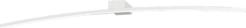 Applique-Moderna-Curved-Metallo-Bianco-Diffusore-Bianco-Led-14,4W-Calda-90Cm