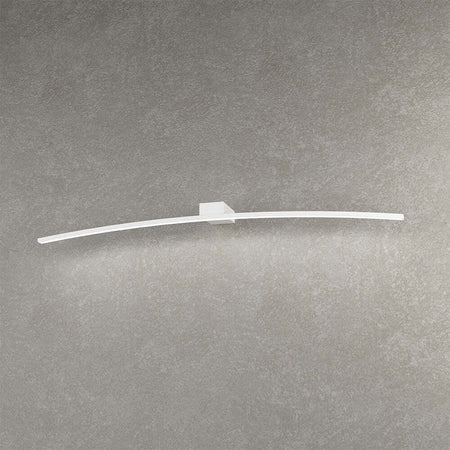 Applique-Moderna-Curved-Metallo-Bianco-Diffusore-Bianco-Led-14,4W-Calda-90Cm