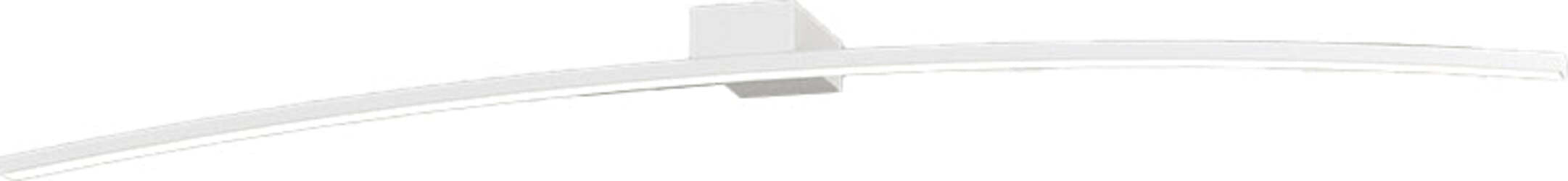 Applique-Moderna-Curved-Metallo-Bianco-Diffusore-Bianco-Led-14,4W-Naturale-90Cm