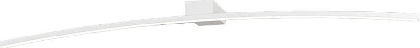 Applique-Moderna-Curved-Metallo-Bianco-Diffusore-Bianco-Led-14,4W-Naturale-90Cm