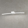 Applique-Moderna-Curved-Metallo-Bianco-Diffusore-Bianco-Led-6W-Calda-50Cm