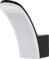 Applique-Moderna-Da-Esterno-Fiumicino-Led-Alluminio-Nero