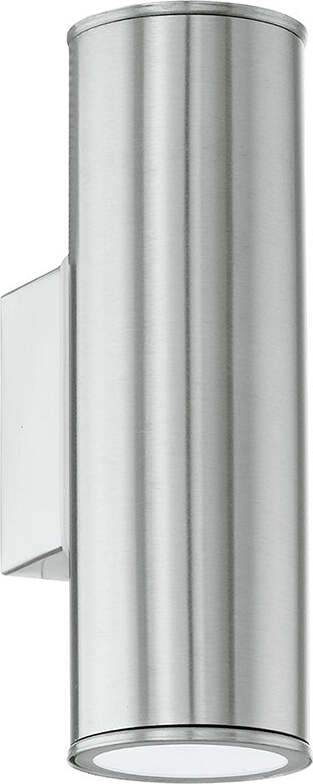 Applique-Moderna-Da-Esterno-Riga-2-Luci-Acciaio-Inox-Grigio