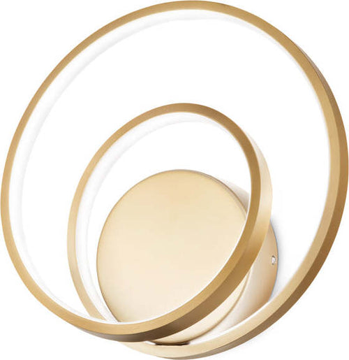 Applique-Moderna-Dali-Oz-Metallo-Ottone-Led-28W-3000K-Luce-Calda