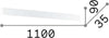 Applique-Moderna-Delta-Metallo-Bianco-Led-37W-4000K-Luce-Naturale