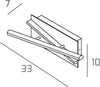 Applique-Moderna-Dna-Alluminio-Bianco-Led-15W