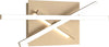 Applique-Moderna-Dna-Alluminio-Oro-Led-30W