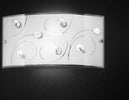 Applique-Moderna-Drop-Bianco-2-Luci-E27-Con-Cristalli