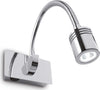 Applique-Moderna-Dynamo-Metallo-Cromo-Flessibile-Led-3W-4000K