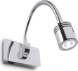 Applique-Moderna-Dynamo-Metallo-Cromo-Flessibile-Led-3W-4000K