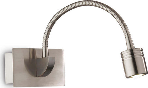 Applique-Moderna-Dynamo-Metallo-Nickel-Flessibile-Led-3W-4000K