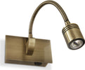Applique-Moderna-Dynamo-Metallo-Ottone-Brunito-Led-3W-4000K-Luce-Naturale