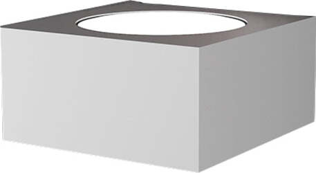 Applique-Moderna-Eccentric-Metallo-Bianco-1-Luce-Gx53-Monoemissione