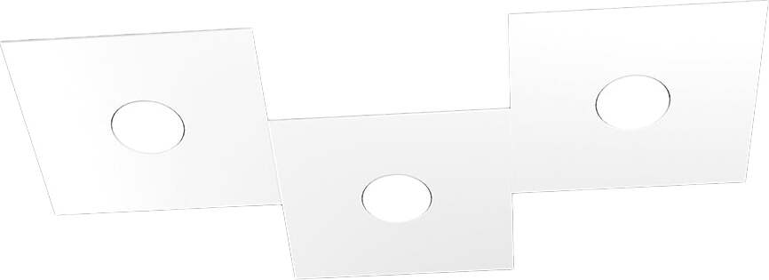 Applique-Moderna-Eccentric-Metallo-Bianco-3-Luci-Gx53