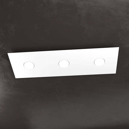 Applique-Moderna-Eccentric-Metallo-Bianco-3-Luci-Gx53