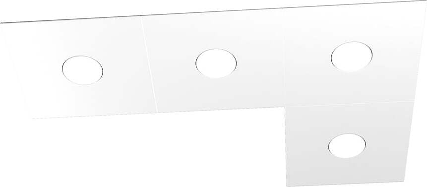 Applique-Moderna-Eccentric-Metallo-Bianco-4-Luci-Gx53