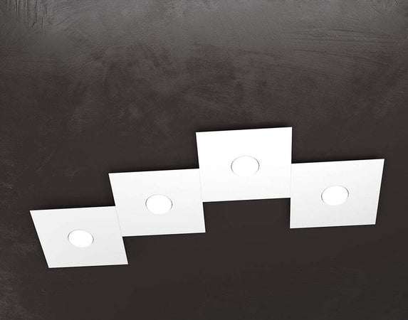Applique-Moderna-Eccentric-Metallo-Bianco-4-Luci-Gx53