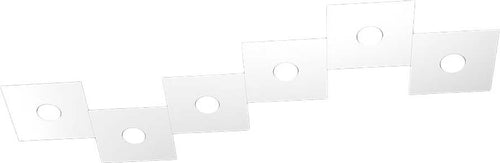 Applique-Moderna-Eccentric-Metallo-Bianco-6-Luci-Gx53