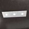 Applique-Moderna-Eccentric-Metallo-Foglia-Argento-3-Luci-Gx53
