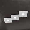 Applique-Moderna-Eccentric-Metallo-Foglia-Argento-3-Luci-Gx53