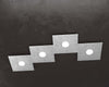Applique-Moderna-Eccentric-Metallo-Foglia-Argento-4-Luci-Gx53